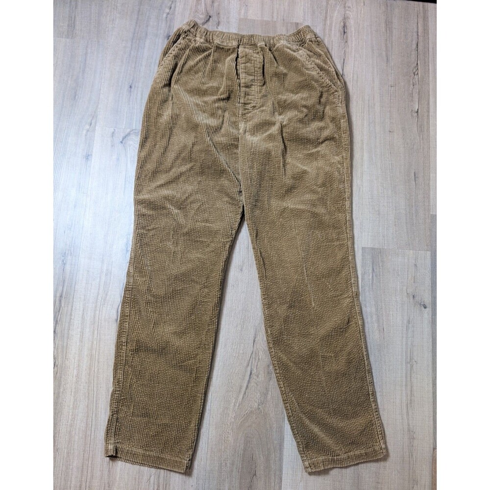 Vintage 90s The Territory Ahead Size M Corduroy Pants Camel Elastic Waist *Read
